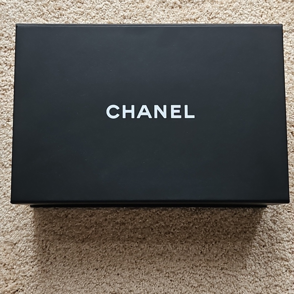 CHANEL MAGNETIC BOX ONLY 12 X 8 X 4.25 Inches (Fits Small Bags)